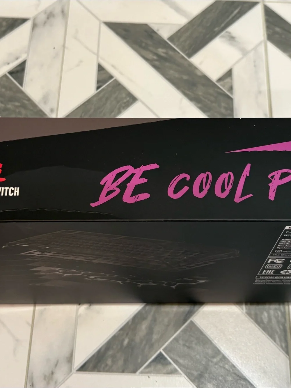 Gravastar Mercury V75 Lite-Transparent Pink Hall Effect Magnetic Switch Keyboard